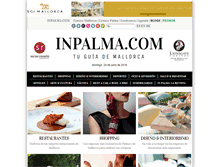 Tablet Screenshot of inpalma.com